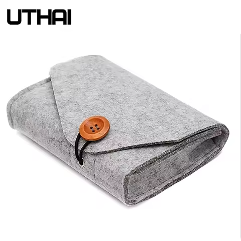 UTHAI T29 Portable 2.5'HDD Case Storage Bag For Macbook Charger Mouse Mobile Power Bank Earphone Dig