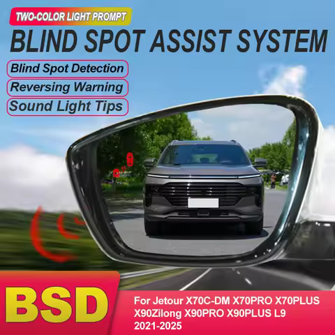 Car Alarm For Jetour X70C-DM X70PRO X70PLUS X90Zilong X90PRO X90PLUS L9 2021 to 2025 Blind Spot Moni