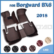 RHD Car Floor Mats For Borgward BX6 2018 Custom Auto Foot Pads Automobile Carpet Cover Interior Acce