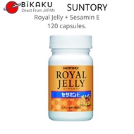 🇯🇵【Direct from Japan】SUNTORY Royal Jelly Sesamine E 120 tablets 30 days / Natural Royal Jelly essence Capsule / Helping Sleep