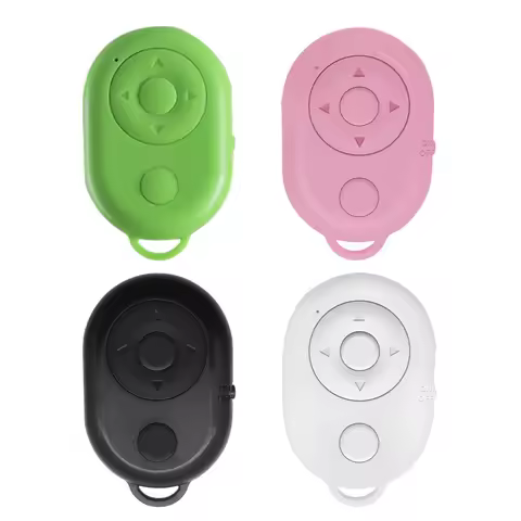 Mini Wireless Bluetooth Remote Shutter Controller Button Selfie Camera Rocker Shutter Remote Control