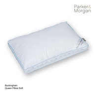 Parker&Morgan : หมอนหนุนเส้นใยไมโครไฟเบอร์ รุ่น บักกิ้งแฮม ขนาด ควีน ระดับ SOFT : Buckingham Queen