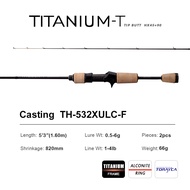 PURELURE TITANIUM-T XUL BFS Rod 0.5-6g Bait Weight 5FT 6FT Perch Trout Bass Spinning Casting Titaniu
