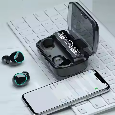 Wireless Bluetooth Headphones Handfree Dispay Bluetooth Earphones HiFi Stereo Music Wireless Earbuds