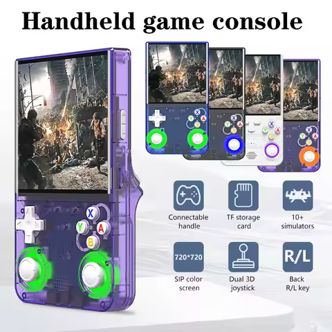 R36Ultra 4.0-inch retro handheld game console with 50000+games, portable video player, open source L