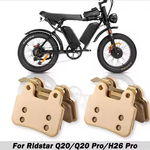 Fit for Ridstar Q20 / Q20 Mini / Q20 Pro / MN26 / H20 Pro / DC26 E-Bike Brake Pads Front & Rear Repl