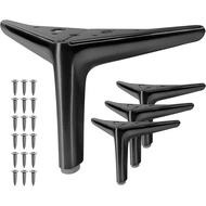 VEHCIL 4.7-inch Furniture Legs, Legs for Furniture Set of 4, Modern Furniture Feet for Cabinet Sofa 