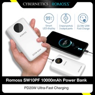 Romoss SW10PF 10000mAh Powerbank 22.5W PD20W 3 input and 3 output Fast Charging Mini Power Bank