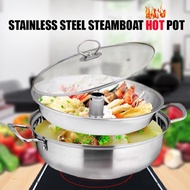 STAINLESS STEEL STEAMBOAT HOT POT