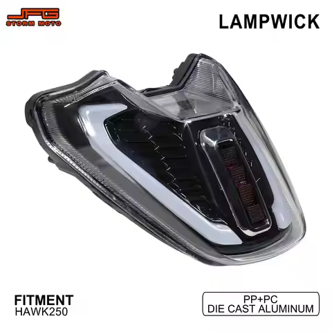 Motorcycles Accessories Lampwick LED Headlamp Head Lamp Light PP Plastic Aluminum For Hawk 250 Hawk2