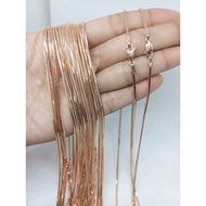 Silver necklace genuine 925 silver gold plated kasandra flexi necklace men's fashion necklace & 925 