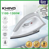 【SIRIM 3 PIN】 Khind EI-405 1300W Non-Stick Electric Dry Iron Temperature Control Seterika Baju 干熨斗 E