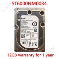 Original 6T 6TB ST6000NM0034 3.5-inch 7.2K SAS 12G 0NWCCG server hard drive