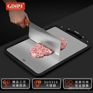 Kitchen Double-Sided 316 Cutting Board Cutting Board Stainless Steel Thickened Cutting Board Stainle