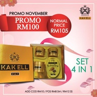 KAK ELL SKINCARE 4IN1💯ORI HQ +free gift