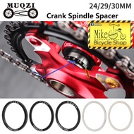 MUQZI Crank Spindle Spacer Washer BB30 BB86 BB91 BB92 PF30 MTB Crankset 24 29 30MM Bike Crank Adjust