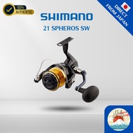 SHIMANO Spinning Reel 21 Spheros SW | 6000PG / 8000HG / 10000PG | Saltwater Jigging Reel【Direct from