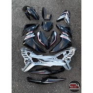 Y16 COVERSET Y16ZR SNIPER MATELIC BLACK HITAM Y16-SNP-1 ORIGINAL VELOZI YAMAHA SIAP TANAM READY STOK