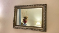 💯💢1折 👍高級優質雕刻鏡架vintage mirror ｛只剩一塊～原價$3500｝，主題公園5星酒店專用～ 8月31日前取可議價（#牆紙、吊燈、實木、掛畫、地毯、家居用品、、古董、枱燈、LED T