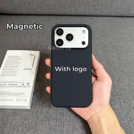 【official 1:1】Magnetic Liquid Silicone for iphone 17ProMax/17Pro/17Air/17  High quality phone case A