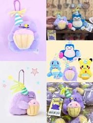 韓國限定🇰🇷 Pokémon寶可夢 百變怪 生日蛋糕🎂公仔 掛件 8cm 吉祥物 寵物小精靈 Ditto ポケモン カビゴン バースデー ぬいぐるみ マスコット