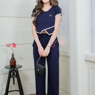 Women's 2-Piece Fashion Set Simple Korean Style