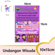 cetak undangan wisuda sekolah custom