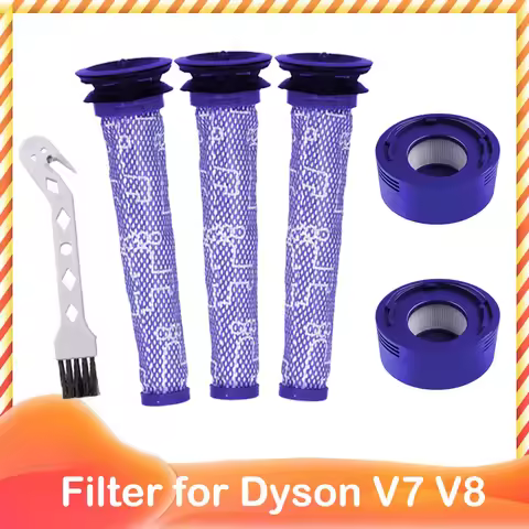 Pre-Filters HEPA Replacements for Dyson V8 and V7 absolute Cordless Vacuum Cleaners Filter for Dyson