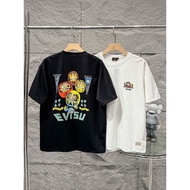 EVISU/God of Fortune 2026 Early Spring New Style Short-Sleeved T-Shirt Men Style Women Couple Style 