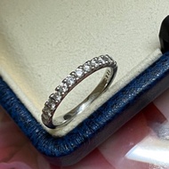 Japan jewelry brand 4℃ Pt950 platinum eternity diamond ring size 8