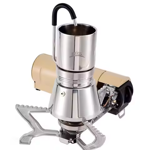 Stovetop Espresso Maker Stainless Steel Moka Pot Coffee Maker Coffee Distiller Maker Travel Espresso