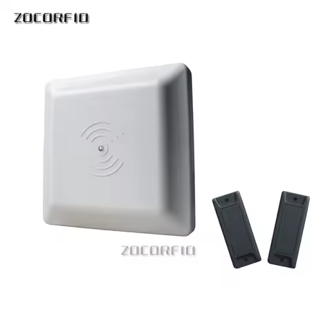 ISO18000-6C UHF RFID reader 8dbi Antenna RS232/RS485/Wiegand Read 3-8M Integrative UHF RFID Reader+2