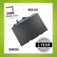 HP 725 820 SN03XL 800232-241 HSTNN-L42 800514-001 HSTNN-DB6V HSTNN-UB6T 800232-271 T7B33AA Notebook 