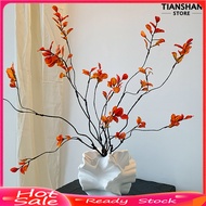 [TSS]✧3 Pcs Faux Fall Leaves Stems Artificial Ficus Branches Fall Ficus Foliage for Vases Fall Table