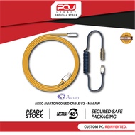 AKKO AVIATOR COILED CABLE V2 - MACAW