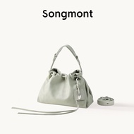 Songmont Gather Clutch Set Full-Grain Nappa Leather Handbag for Women Drawstring Sling Bag for Women