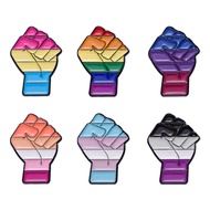2/4/5/6/7 Pcs/Set Pins Badges Diversity Pins Badge Accessories Metal Cute Glamorous Elegant Pins Set