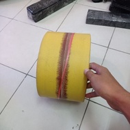MESIN MERAH Yellow canvas with red stripes 5 inch x 5 ply / engine tire 5 inch x 5 ply
