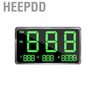 HEEPDD Car Headup Display GPS Digital Speedometer with 4.5 Inch LED Support MPH KM/H Overspeed Alarm