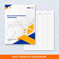 Buku Catatan Transaksi Agen Brilink / Buku Penjualan / Keuangan