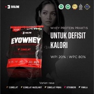 Evolene Whey Protein Sachet 35gr - High Protein, Low Fat, Easy to Carry