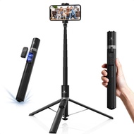 K&F Concept KNF Selfie Stick, Auto Open & Close Phone Tripod Stand, 360 Rotatable Selfie Stick