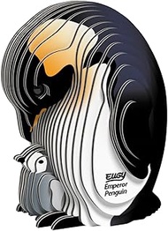 EUGY 650131 Emperor Penguin, 3D Animal Puzzle for Children and Adults to Assemble, DIY Animal Figure