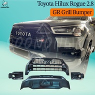 Toyota Hilux Rogue 2.8 GR Grill Bumper Set Fog Lamp Cover Underguard No Bumper