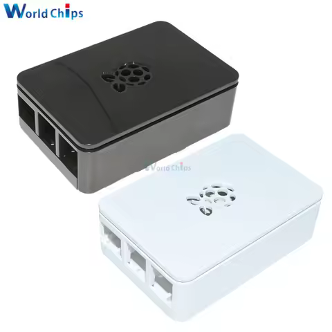 Black White Raspberry pi 3 Case Updated Premium Raspberry Pi Case for Raspberry Pi 3, 2 & B+