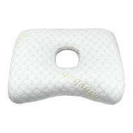 Bamboo Fiber Single Hole Ear Pillow - Elderly Patients Orthopedic Design Beauty Salon Adult Side Sle