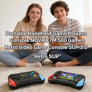 500 Games NOVA X7M Console Portable Handheld Game Players 3.5" HD Gameboy Large Screen Retro SUP Vid