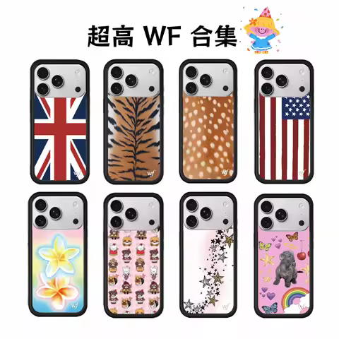 New Wildflower ins Fawn Deer Phone Case for iPhone 17 16 15 14 13 12 Pro Max Plus WF Fashion iPhone 
