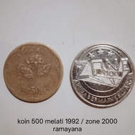 koin zone 2000/500 melati 1992
