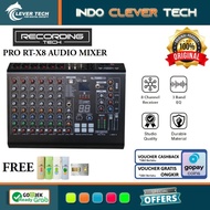 Recording Tech Pro-rtx8 8 Channel Professional Audio Mixer